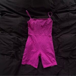Aritzia Hot Pink Romper